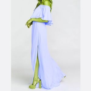 Show Me Your Mumu Purple Hacienda Maxi Dress Size L